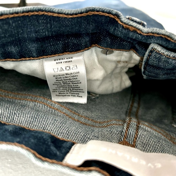 Everlane Women's High Rise Ankle Jeans RN# 139393 Size 27 - Picture 4 of 4